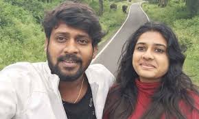 Rio Raj with his wife