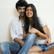 Sejal Kumar with her boyfriend