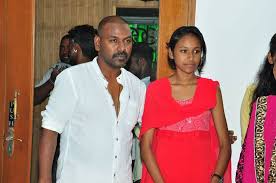 Raghava Lawrence with his daughter