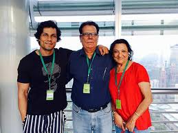 Randeep Hooda with his parents