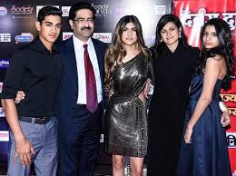 Ananya Birla with her family