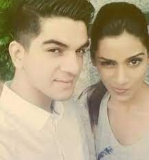 Ashwini Koul with his ex-girlfriend Sanjana