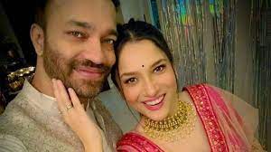 Ankita Lokhande with her boyfriend Vicky