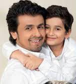 Sonu Nigam with his son
