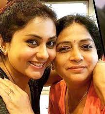 Namitha with her mother