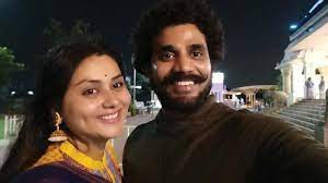 Namitha with her husband