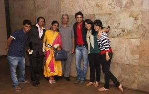 Tanvi Hegde with her family