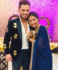 Millind Gaba with his sister