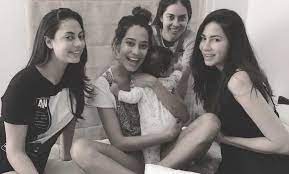 Malika Haydon with her sisters