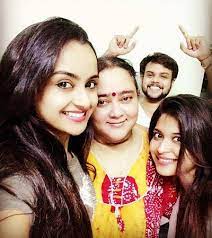 Ishita Ganguly with her family