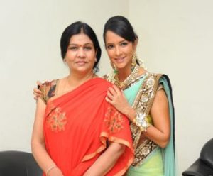Lakshmi Manchu with her step-mother