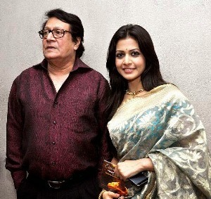 Ranjit Mallick with his daughter