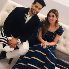 Abhishek Malik with his girlfriend Suhani 