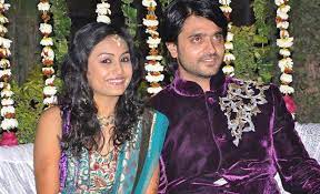 Ashish Sharma with his wife
