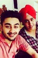 Ravneet Singh with his brother
