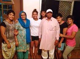 Vinesh Phogat with her family