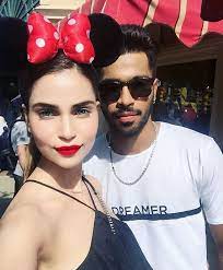 Lisha Sharma with her ex-boyfriend