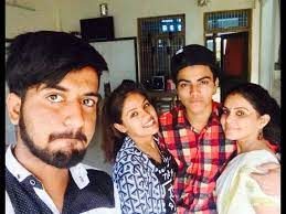 Sparsh Shrivastav with his family