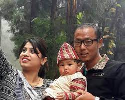 Tarundeep Rai with his wife & son
