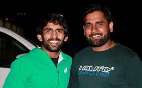 Bajrang Punia with his brother