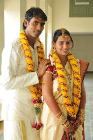 Sharath Kamal with his wife