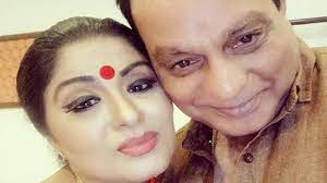 Sudha Chandran with her husband