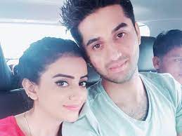 Akshara Singh with her brother
