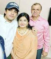Mohsin Khan with his parents
