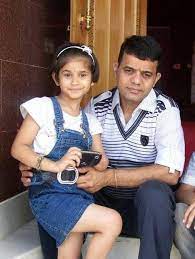Palak Kohli with her father