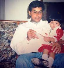 Elixir Nahar with her father