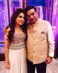 Sugandha Mishra with her father