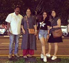 Shreya Bugde with her family