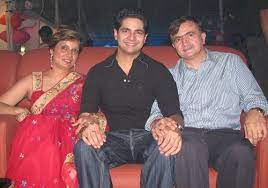 Karan Mehra with his parents