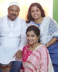 Nahid Afrin with her parents